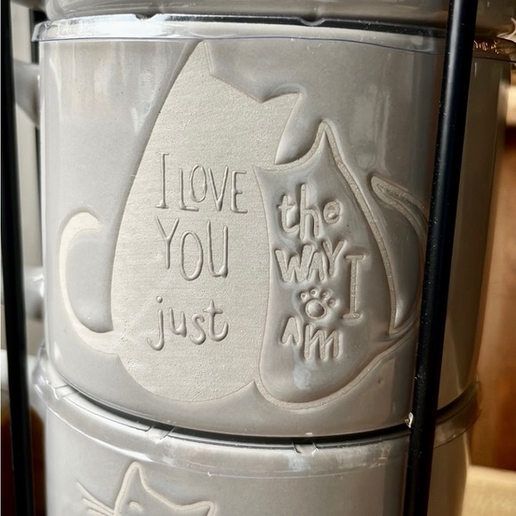 ☕️Adorable Cat 🐱 Mug Set with Stand ☕️🫖 NWT🐱 - Picture 2 of 16